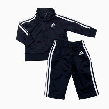 Ensemble sport noir avec bandes blanches 6M
