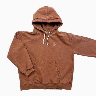 Pull à capuchon caramel 7-8Y