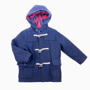 Manteau marine en feutre avec capuchon 5Y