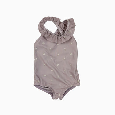 Maillot lilas fleuri 1Y