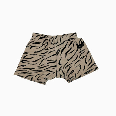 Short taupe 'zébré' 3-6M