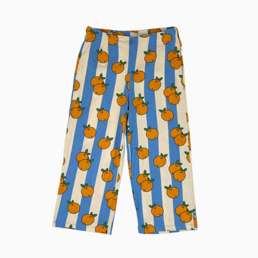 Pantalon à rayures vanille et bleues 'tangerines' 158-164CM 14Y