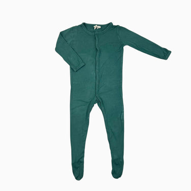 Pyjama vert rayonne de bambou 12-18M
