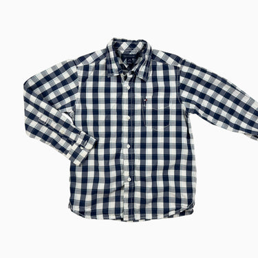 Chemise à vichy marine 6-7Y