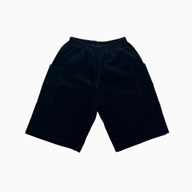 Pantacourt marine profond en corduroy fait en Allemagne 86-92CM 2Y