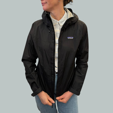 Manteau noir style coupe-vent 'Torrentshell' pour femmes S