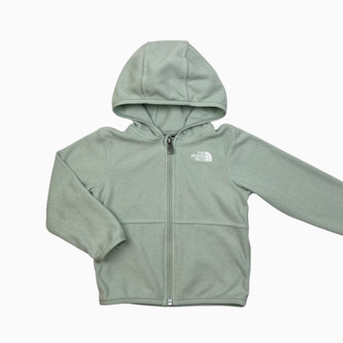 Veste à capuchon sauge en polar 18-24M