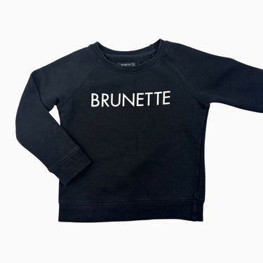 Pull noir 'Brunette' 4-5Y
