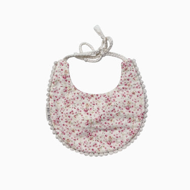 Bavoir fleuri