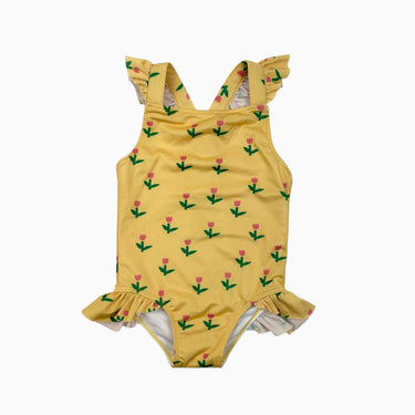 Maillot jaune 'tulipes' 2Y