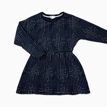 Robe noire à pois 6Y