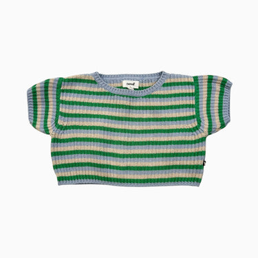 Pull à rayures colorées en tricot 6-12M