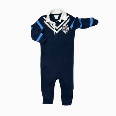 Combi marine avec écusson en coton piqué 9M