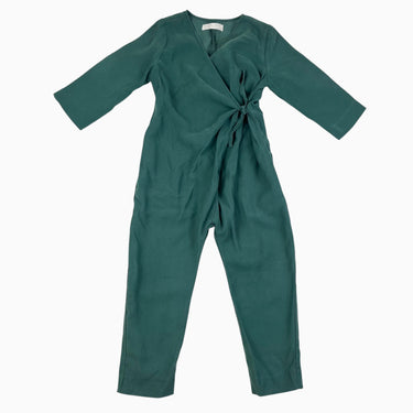 Combi verte en lyocell 6Y
