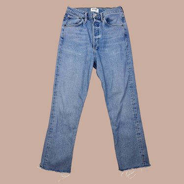 Jeans en denim de coton bio et viscose pour femmes 26US