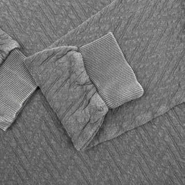 Pull anthracite matelassé 10Y