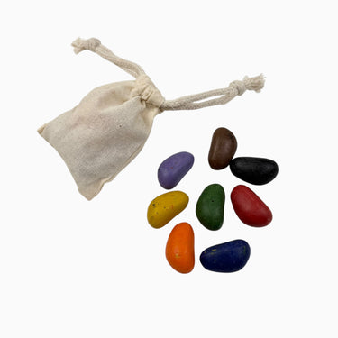 Sac de 8 crayons de cire de soja 3Y+