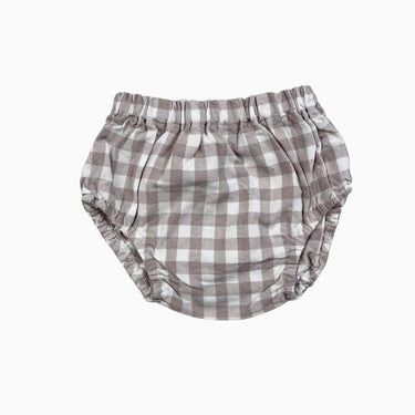 Bloomer vichy beige en coton 0-3M
