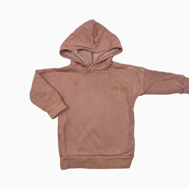 Pull à capuchon latté 1-3Y