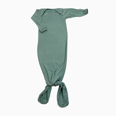 Dormeuse à noeud aqua en bambou 0-6M