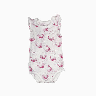 Cache-couche 'baleines roses' en modal et spandex 6M