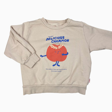 Pull beige Delicious champion 4Y