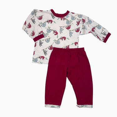 Pyjama 'paresseux' en coton et spandex XS 18-24M