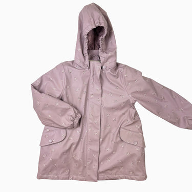 Manteau style ciré 'thermo Rika' lilas fleuri 6Y