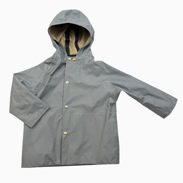 Manteau de pluie charcoal en poly recyclé 2-4Y