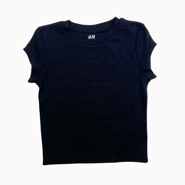T-shirt noir 8-10Y