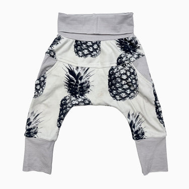 Pantalon évolutif ananas en bambou 6-12M