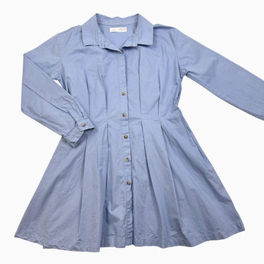 Robe chemise periwinkle ceinturée 12-14Y
