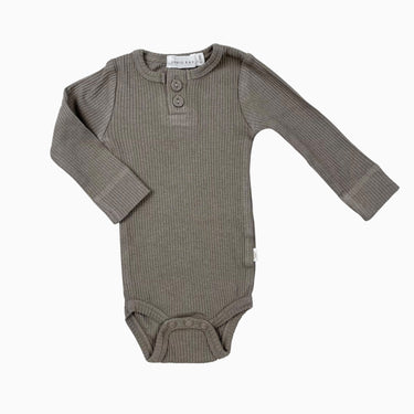 Cache-couche taupe en coton bio et modal 0-3M