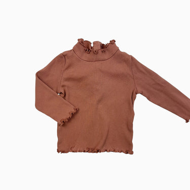 Chandail blush en coton cotelé 6M