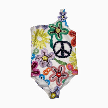 Maillot vanille fleuri 5Y