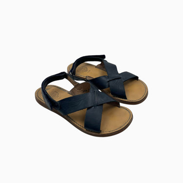 Sandales en cuirs marines à velcro 32 EUR - JR 1 US