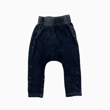 Legging gris 'acid wash' 0 fit 6-9M