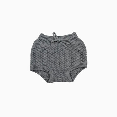 Bloomer en tricot gris-menthe 18-24M