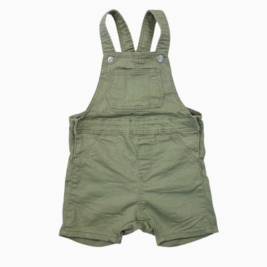 Shortall verte sauge en denim de coton 12-18M