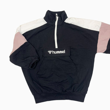 Pull demi-zip noir 'Hummel' 6Y