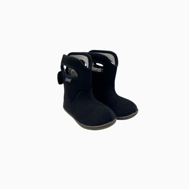 Bottes noires doublées en peluche 7US
