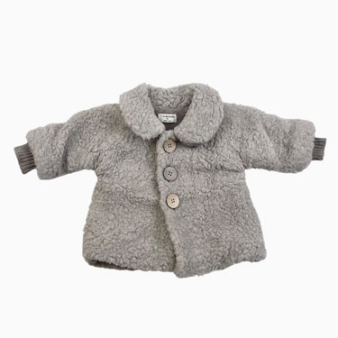 Manteau gris en sherpa 3M