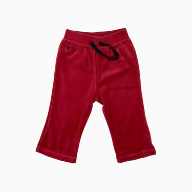 Pantalon rouge côtelé en velours 6-12M