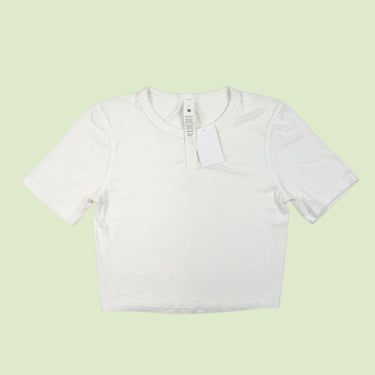 Haut blanc en lenzing pour femmes 6US