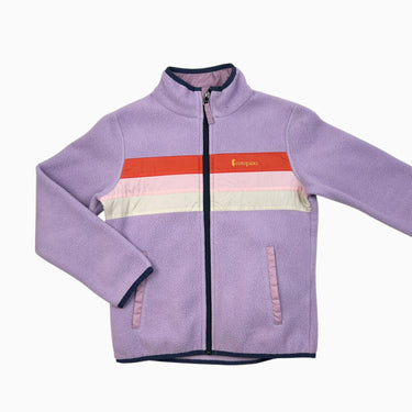 Veste mauve en polar S 7-8Y