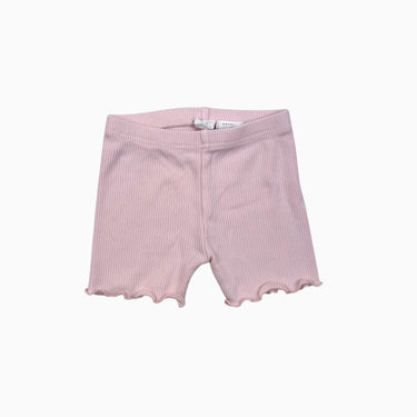 Short biker rose côtelé 1Y