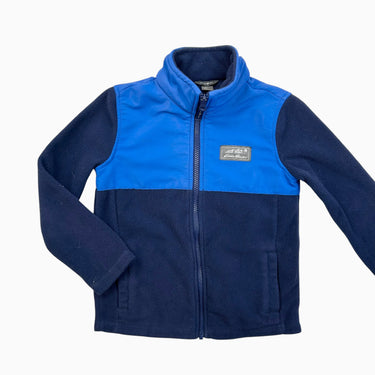 Veste marine et bleu royal en polar 4-5Y