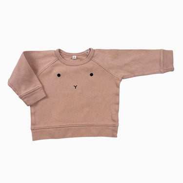 Pull pêche en coton bio 'mouton' 0-3M