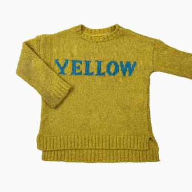 Pull jaune chartreuse 'Yellow' 6Y