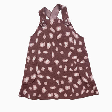 Robe style jumper clay à imprimé tacheté léopard 12-18M